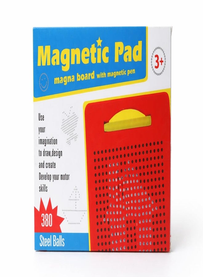 Magnetic Drawing Board for Kids - Drawing Pad with Stylus Pen & 380 Magnetic Beads | Reusable Mess-Free Magnetic Doodle Pad|Drawing Board for Toddlers Boys & Girls of 3+ Years - Image 1