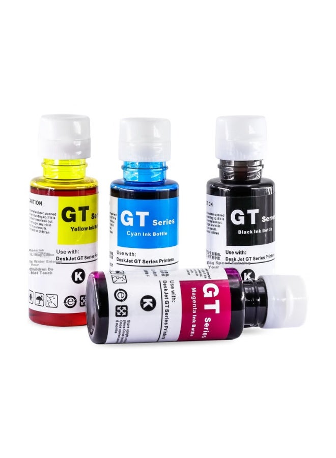 Zhangping Compatible With Hp Smart Tank 215 218 Deskjet Gt5810 Gt5820 210-220series Ink Color Printer Gt51 Gt52 Red Refill Ink - Image 4