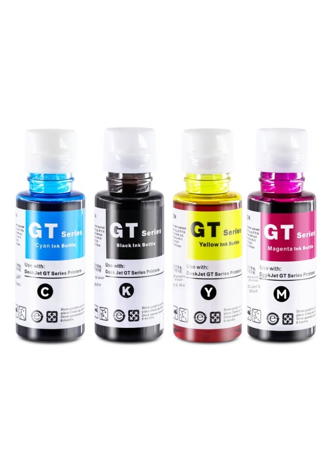 Zhangping Compatible With Hp Smart Tank 215 218 Deskjet Gt5810 Gt5820 210-220series Ink Color Printer Gt51 Gt52 Red Refill Ink - Image 3