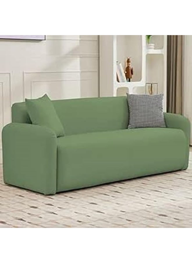 Ripple FURNITURE UAE Homes Trendy 2-Seater Sofa, Stain-Resistant Fabric, Square Arms (Mint Green) - Image 1