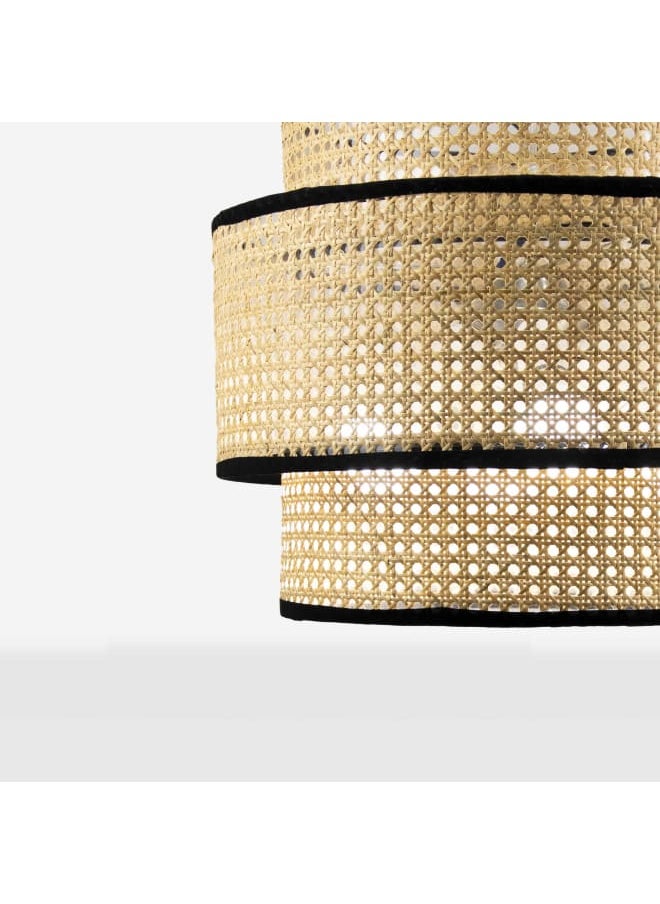 tbshomelamp Rattan-Boho Celling Lighting Beige  40x45 cm  - Image 4