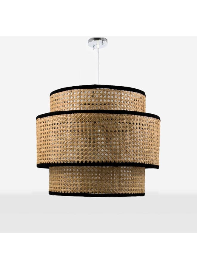 tbshomelamp Rattan-Boho Celling Lighting Beige  40x45 cm  - Image 3