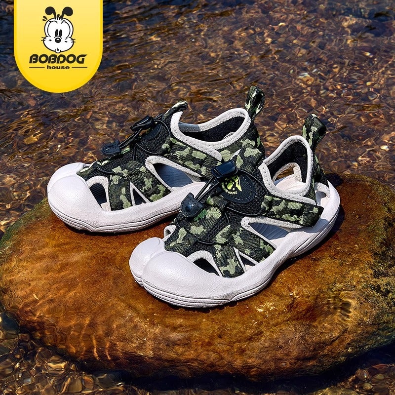 Babudou Children'S Shoes Girls Sports Sandals 2025 Medium And Large Children'S Baotou Shoes Non-Slip Boys Beach Shoes - Image 4