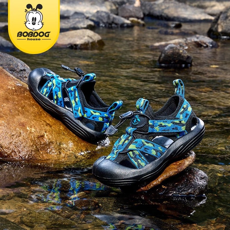 Babudou Children'S Shoes Girls Sports Sandals 2025 Medium And Large Children'S Baotou Shoes Non-Slip Boys Beach Shoes - Image 3