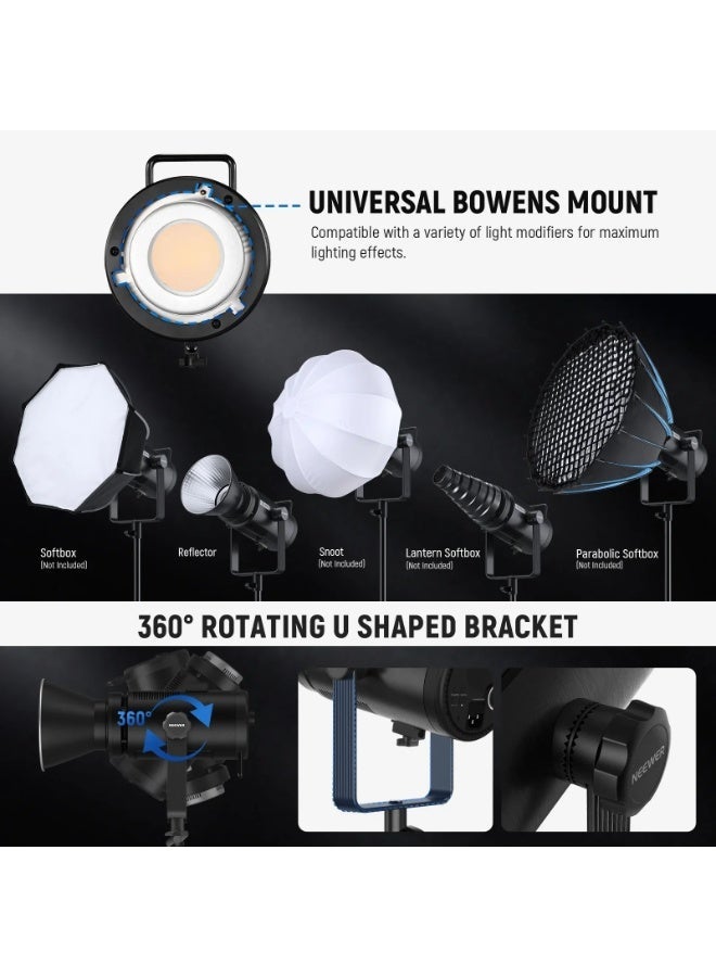 نيوير CB200C 200W RGB LED Video Light - Image 4