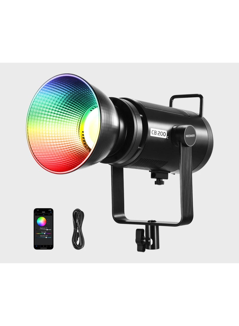 نيوير CB200C 200W RGB LED Video Light - Image 2