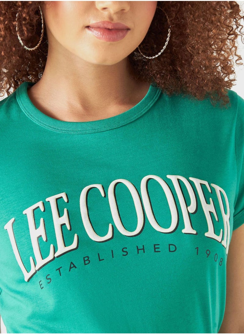 Lee Cooper - Crew Neck Graphic T-Shirt - Image 1