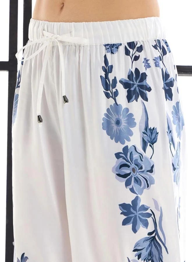 SASSAFRAS Floral Printed Shirt & Straight Leg Pants Co-Ords by Styli
