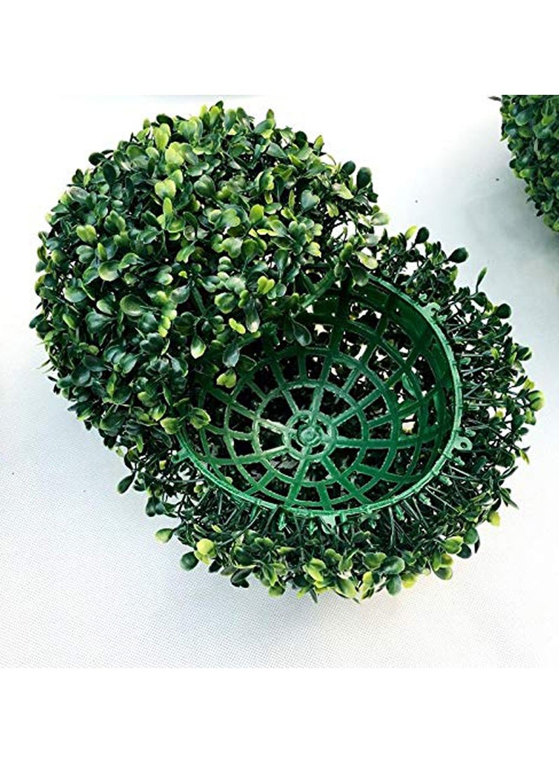 LINGWEI Artificial Grass Ball Boxwood Topiary Ball Garden Decoration Item Green Plastic Plant Ball For Wedding Decor Home Entryway Backyard and Home Decoration - Image 3