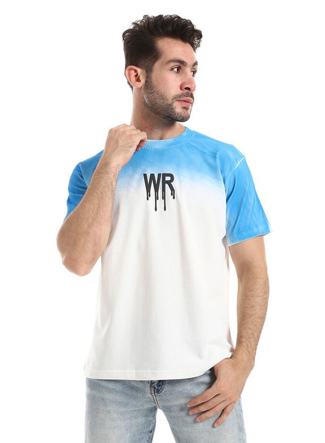 WHITE RABBIT White Rabbit Gradient Colors Short Sleeves T-Shirt  - Image 1