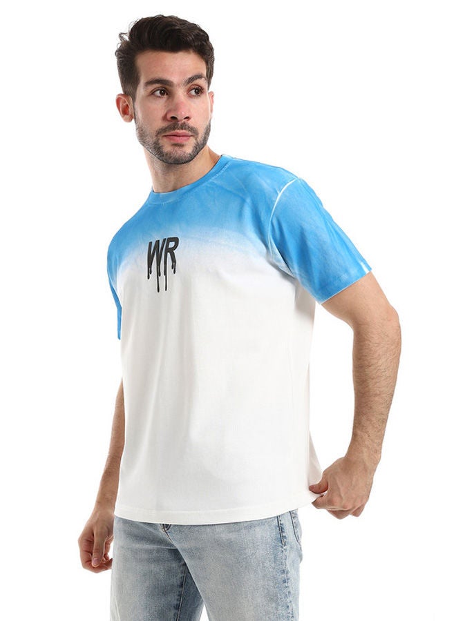 WHITE RABBIT White Rabbit Gradient Colors Short Sleeves T-Shirt  - Image 2