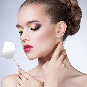 Molain Lash Extension Mirror 1 Piece Golden Color Square Eyelash Lift Tint DIY Practic Applicator Supply View Eye Accessories Mouth Examination Tool - Image 3