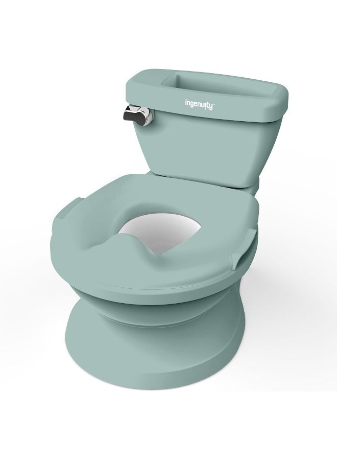 Ingenuity My Size Potty Pro in Green, Infant Potty Training Toilet - Image 1