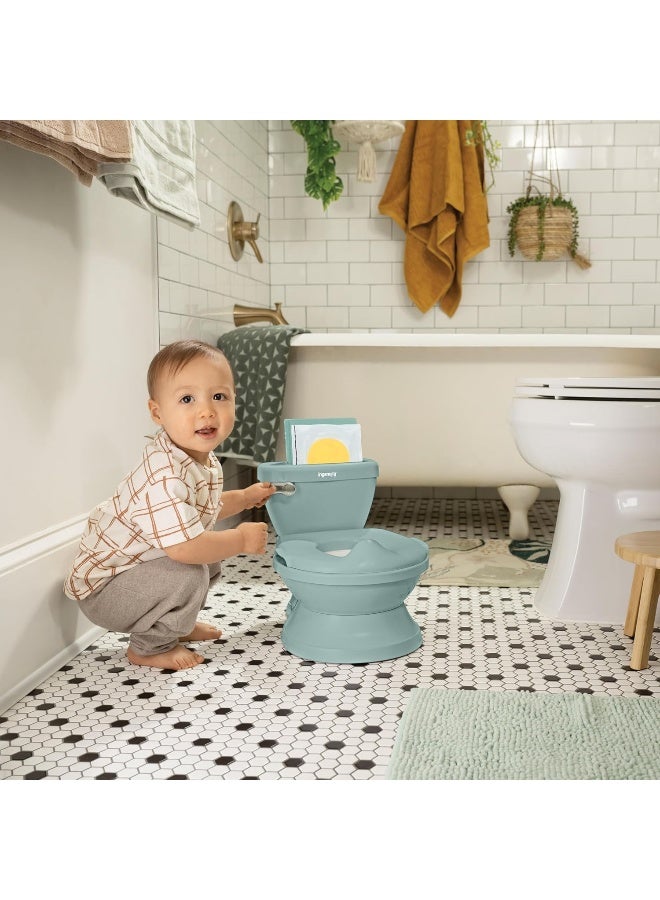 Ingenuity My Size Potty Pro in Green, Infant Potty Training Toilet - Image 2