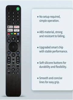Zaboon Rmf-Tx520P Replacement For Sony Smart Tv Remote Control For Smart Tv Xr 4K Ultra Hd Television  - Image 2
