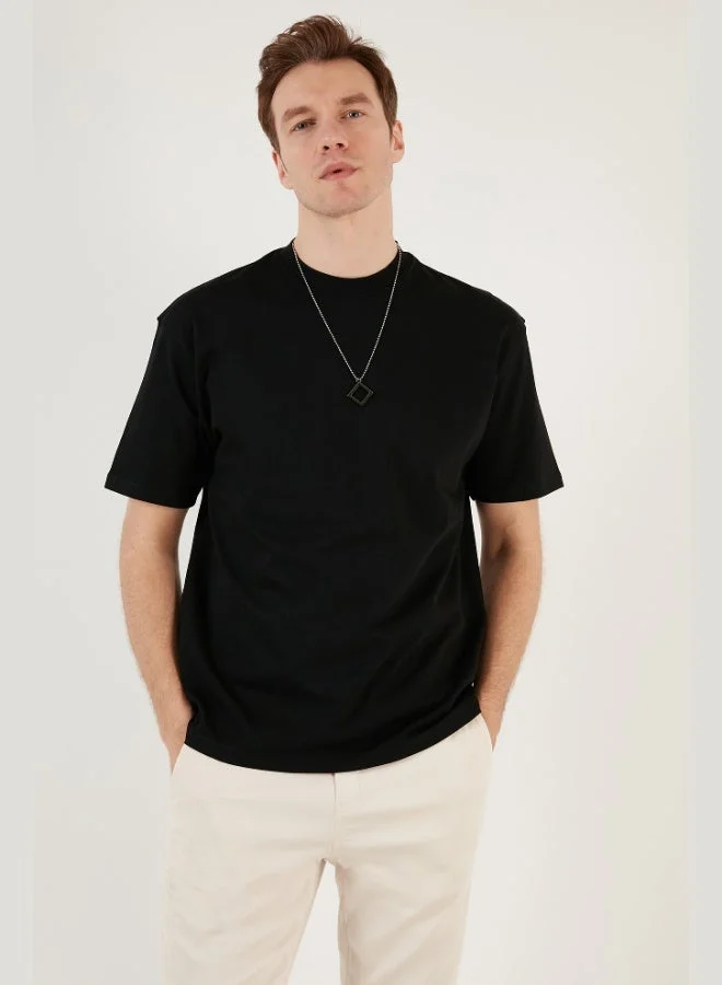 Buratti Cotton Relaxed Fit Zero Collar T Shirt Men's T SHIRT 5905446