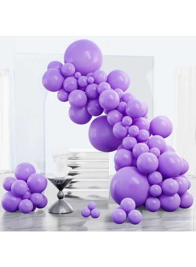 PartyWoo Lavender Balloons, 85 pcs Light Purple Balloons Different Sizes Pack of 18 Inch 12 Inch 10 Inch 5 Inch Purple Balloons for Balloon Garland or Balloon Arch as Party Decorations, Purple-Y15 - Image 1