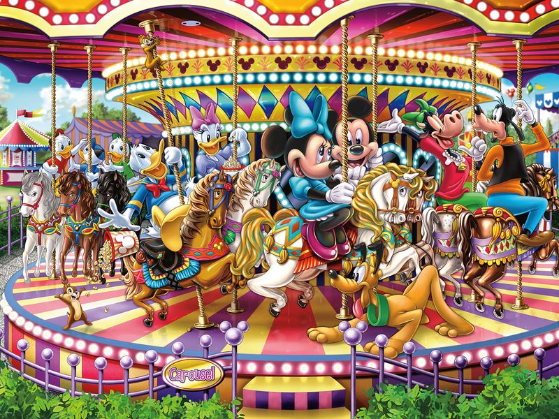 Ceaco - Disney - Carousel - Oversized 300 Piece Jigsaw Puzzle - Image 1