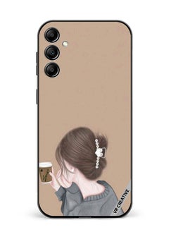 Protective Case Cover For Samsung Galaxy A54 Sipping Design Multicolour