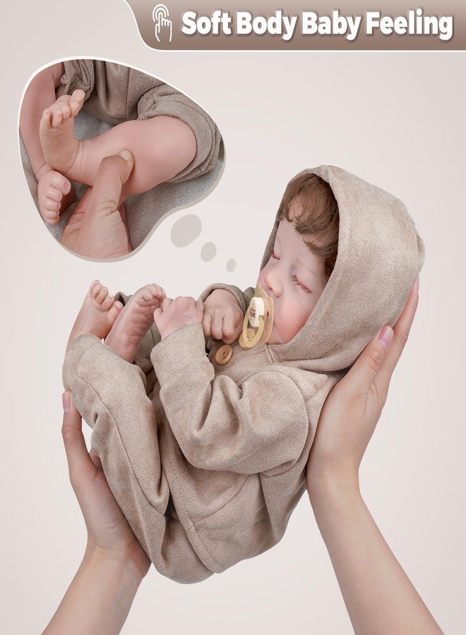 BABESIDE Lifelike Reborn Baby Dolls Boys - 17-Inch Real Baby Feeling Realistic-Newborn Baby Doll Full Body Vinyl Real Life Baby Dolls with Toy & Gift Box for Kids Age 3+ - Image 5