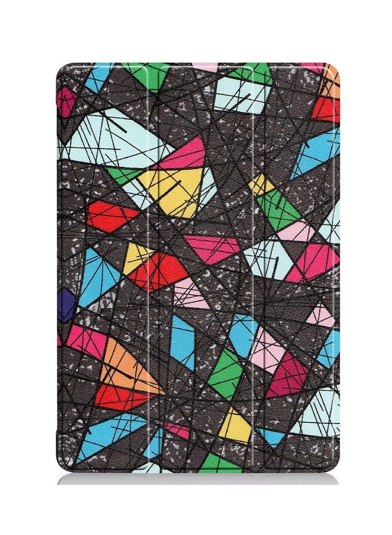 Colorful printed case For Huawei MediaPad T5 10 inch cases Ultra Slim PU Leather Cover funda for MediaPad T5 -C - Image 2