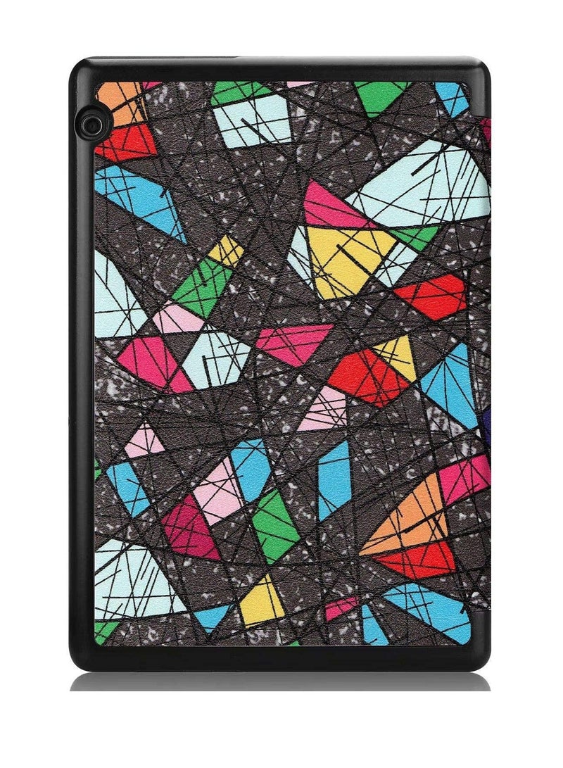 Colorful printed case For Huawei MediaPad T5 10 inch cases Ultra Slim PU Leather Cover funda for MediaPad T5 -C - Image 5