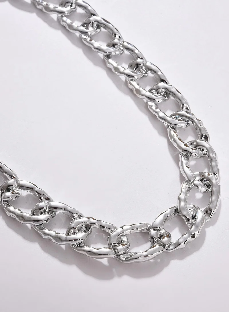 SOHI Contemporary Artificial Chain Necklace Jewellery