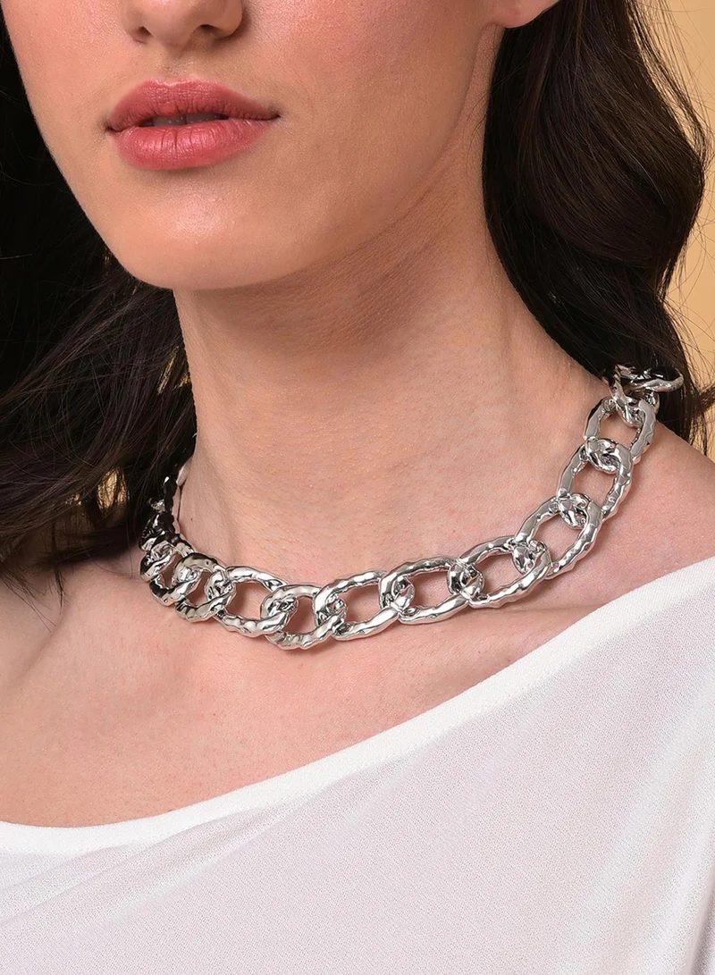 SOHI Contemporary Artificial Chain Necklace Jewellery