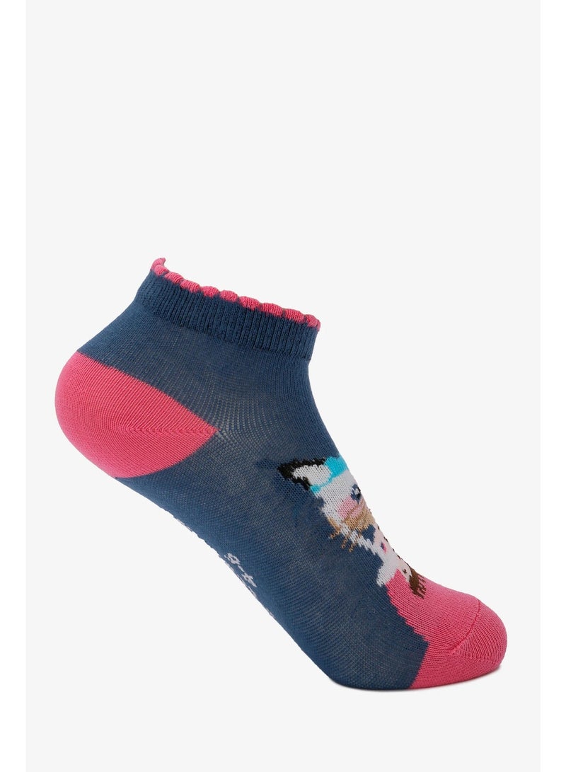 Carina Girly Printed Socks - 2 Pairs - Image 2