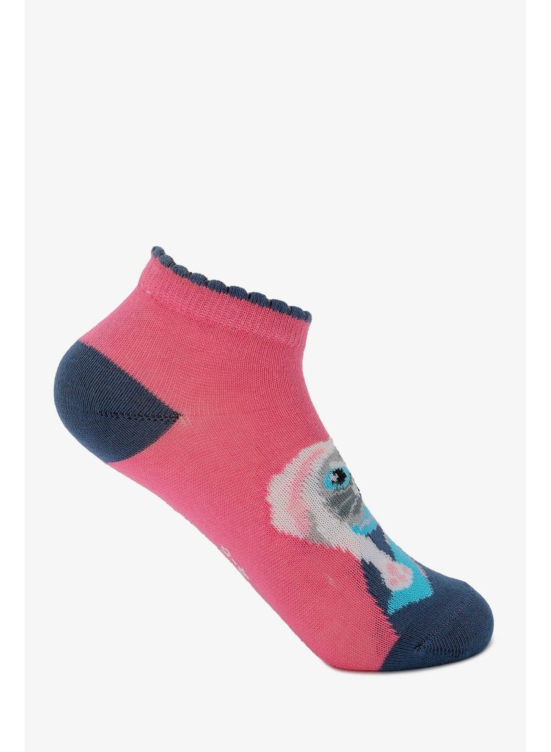 Carina Girly Printed Socks - 2 Pairs - Image 4