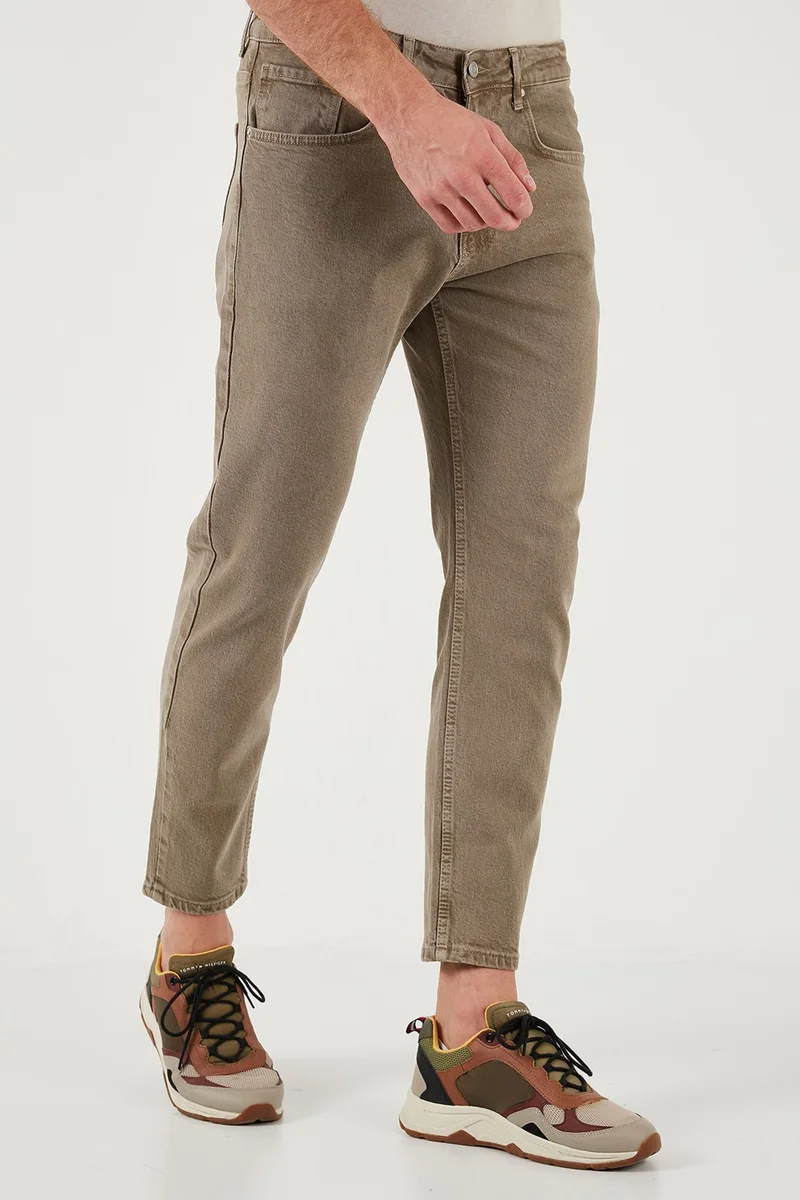 بوراتي Stretch Cotton Slim Fit Normal Waist Straight Leg Jeans Men's Jeans 15900S31MILANO