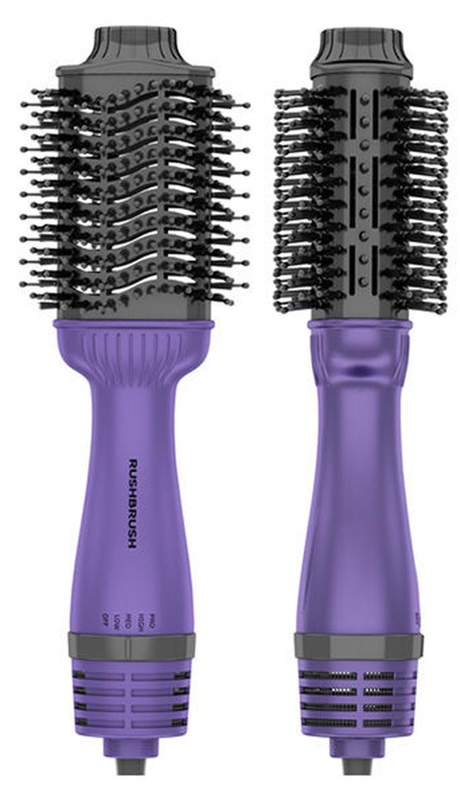 Rush Brush V3 Pro Purple Ionic technology Hair Brush 1400W With 4 Heat And 3 Speeds - Image 1