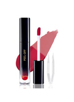 Peel Off Lip Stain Matte Liquid Lipstick Lip Stain Peel Off Lip Tint Long Lasting Waterproof Tattoo Magic Color Lip Liner Non Stick Color Peel Off Mask Lip Gloss Makeup  02