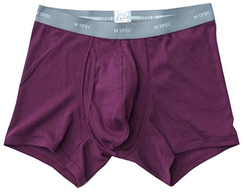 MSPEC Men's Boxer Briefs 3D-Crotch Breathable/Comfortable MS-01 Violet XXL - Image 1