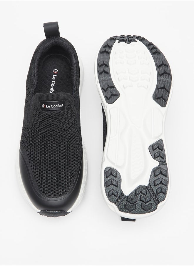 Le Confort Mesh Detail Slip-On Sneakers  - Image 4