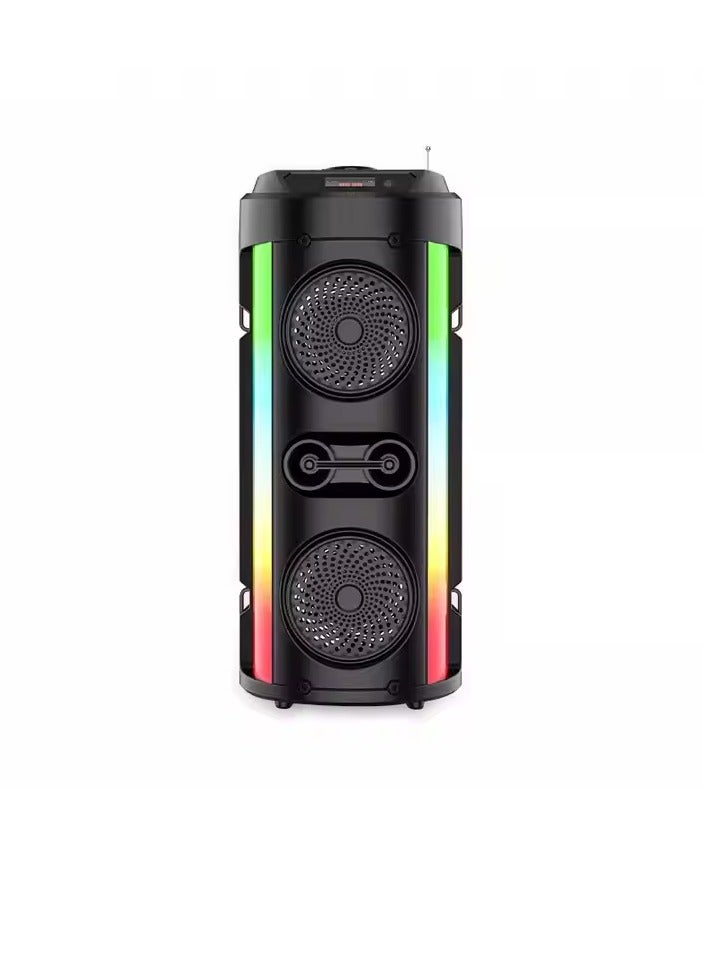 Portable Wireless Bluetooth Party Audio Sound System Led Light Speaker  - Image 1