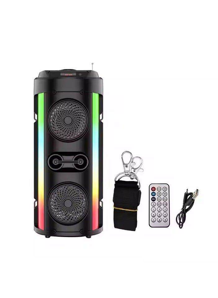 Portable Wireless Bluetooth Party Audio Sound System Led Light Speaker  - Image 3