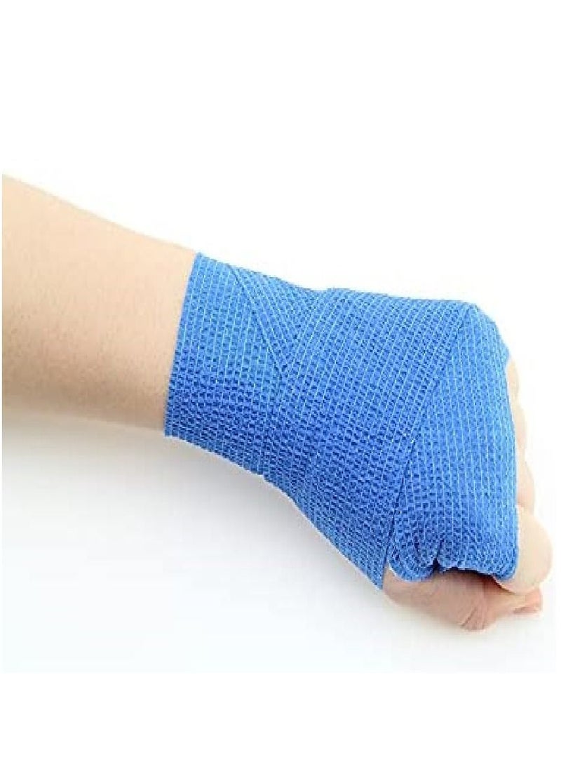 Dubkart - Cohesive Bandages, 12 Rolls Self-Adherent Non Woven Bandage Wrap Pet Vet Bandage Elastic Sports Bandages Water Repellent Breathable for Wrist Ankle Strains Sprains Swelling (10 Colours) - Image 1