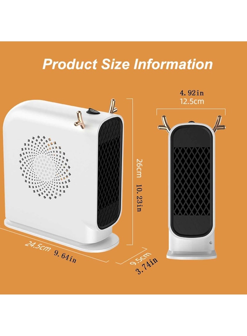 Heating Heaters 220 v 500 w Portable Mini Electric Fan Hand-held Machine Equipment Wall Heater Radiator Heating During - Image 2