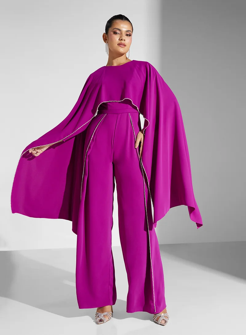 Akadia Fashion flote cape jumpsuit