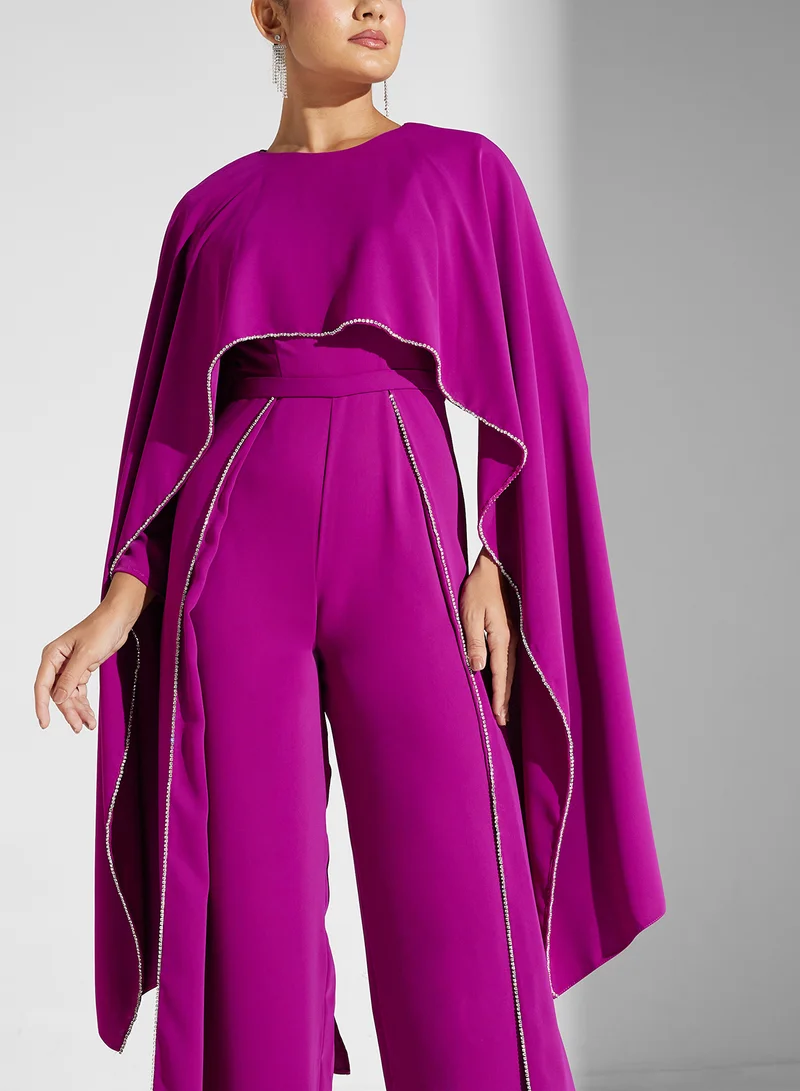 Akadia Fashion flote cape jumpsuit