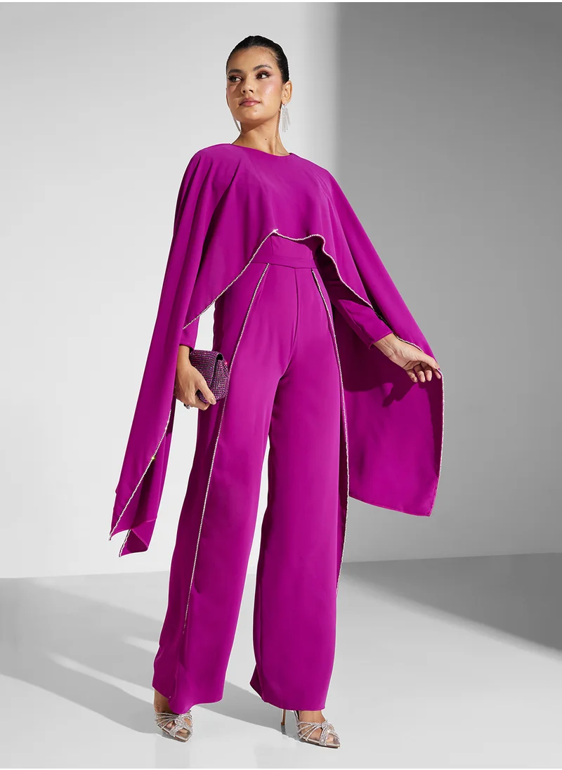 Akadia Fashion flote cape jumpsuit