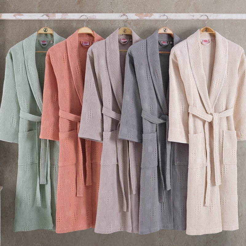 Waffle - Single Cotton Bathrobe