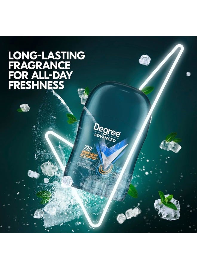 Degree Men's Travel Deodorant Cool Rush 36-Pack – 72H Body Heat Activated Mini Antiperspirant, 0.5 Oz Ea - Image 3