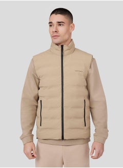 CASTORE Metropolis Padded Gilet -Biscuit  - Image 1