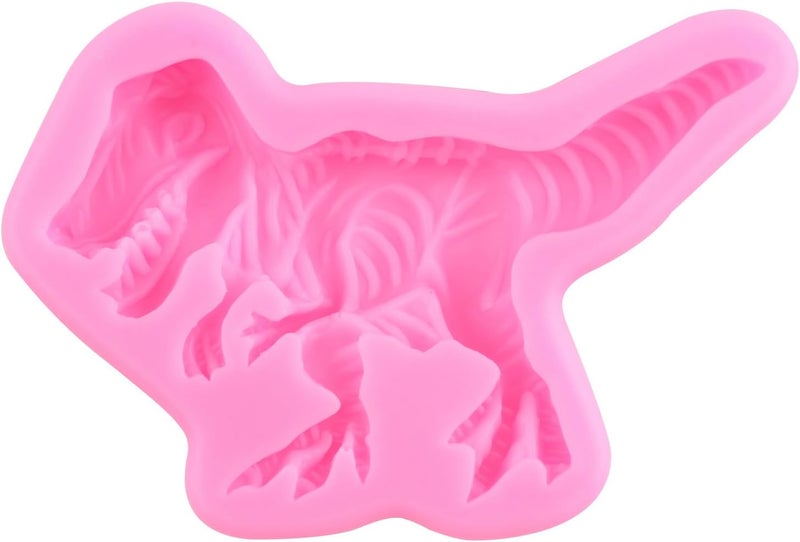 zixiang Dinosaur Silicone Molds Tropical Leaf Fondant Mold Fern Leaves Candy Mold For Baby Shower Cake Decorating Cupcake Topper Biscuit Cookies Sugar Chocolate Polymer Clay Gum Paste Set Of 7 - Image 3