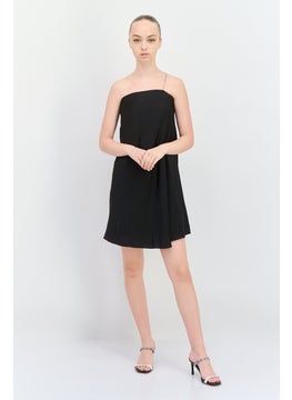 Women Solid Mini Dress, Black - pzsku/Z2862735E9762CCA7E2C9Z/45/_/1740495352/5ff9b3b9-4feb-46ad-afd6-5cce02534eba