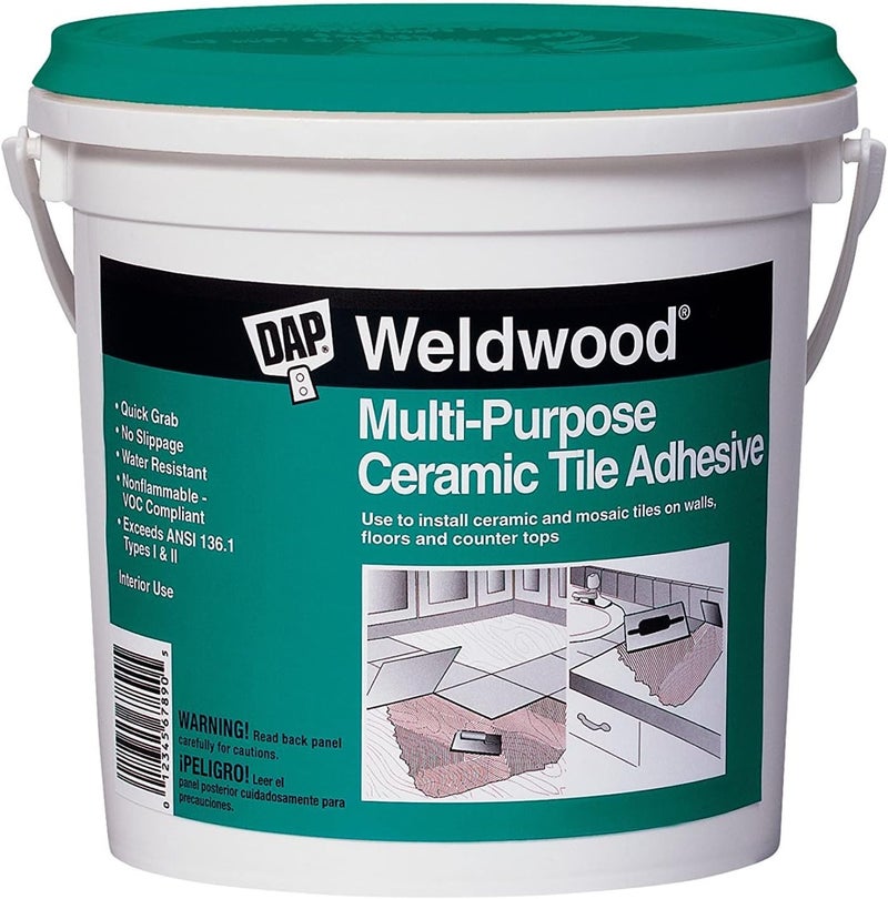 DAP Weldwood Multi-Purpose Ceramic Tile Adhesive - 1 Quart