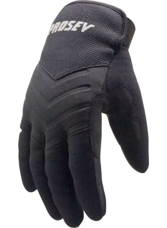 Ebakbak Motorcycle Gloves Neoprene Fabric Wrist Adjustable Motor Gloves 