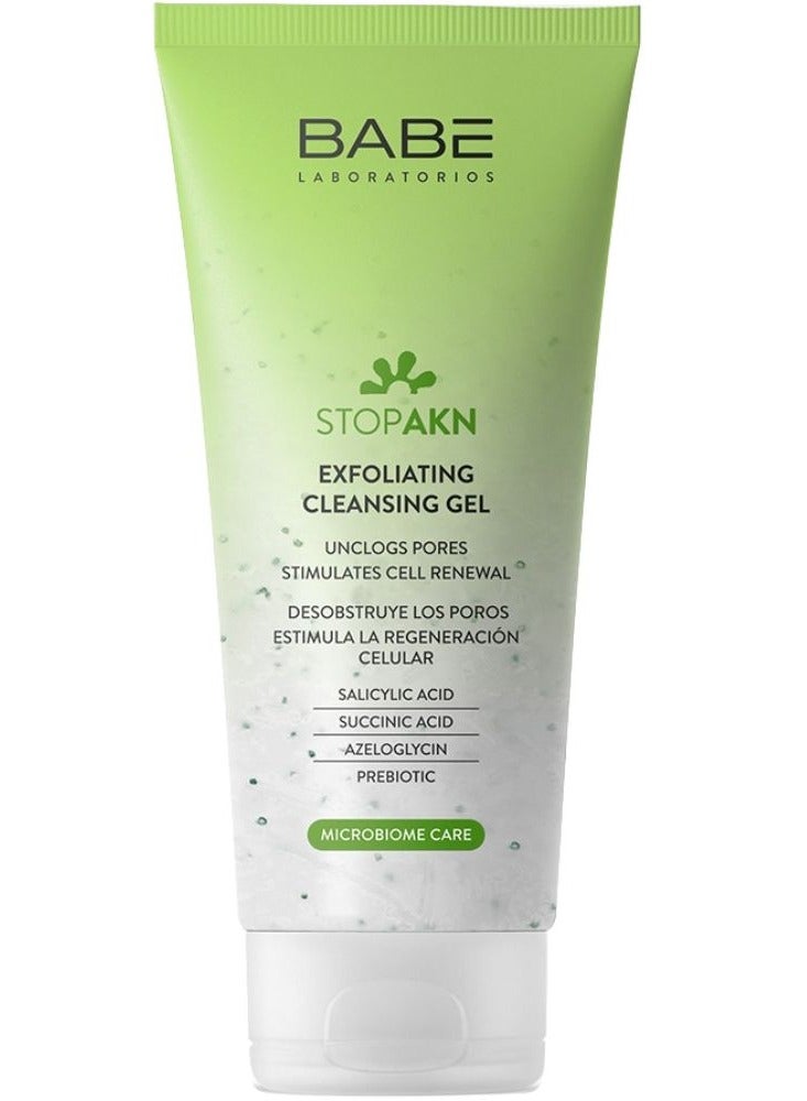 باب لابوراتوريوس جل التنظيف والتقشير من بابي ستوب إيه كي إن لفتح المسام 200 مل - Image 1